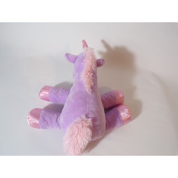 Kellytoy Pink/Purple Unicorn Plush 15” Stuffed Toy Pre-Owned - Picture 3 of 4